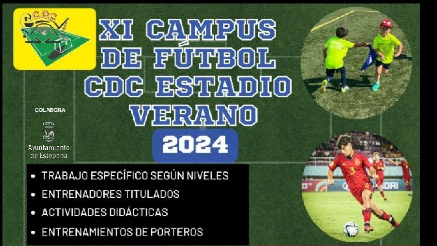 Estepona celebra la XI edición del Campus de Fútbol CDC Estadio Verano