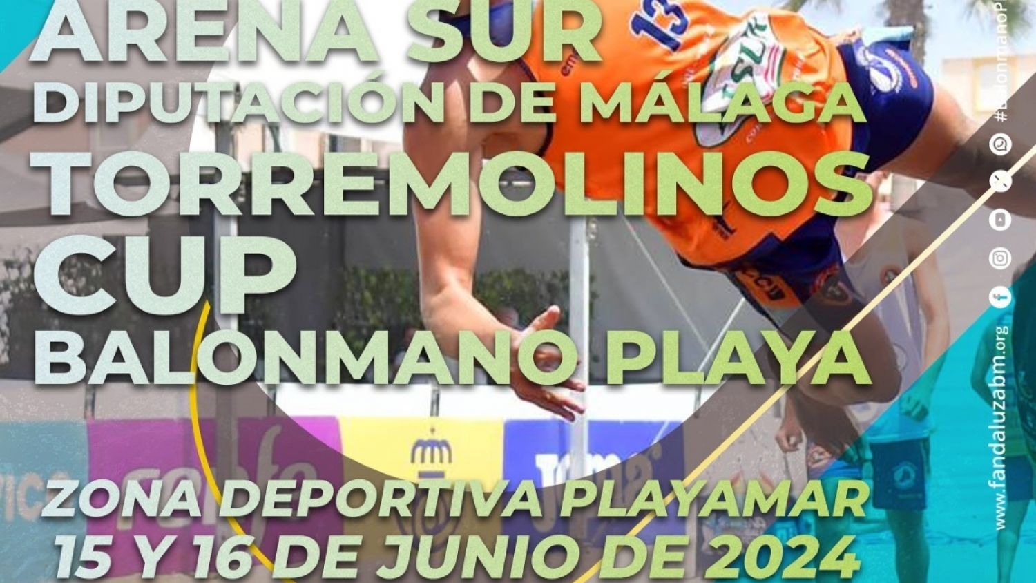 Torremolinos acoge este fin de semana un torneo de balonmano playa con más de 300 deportistas