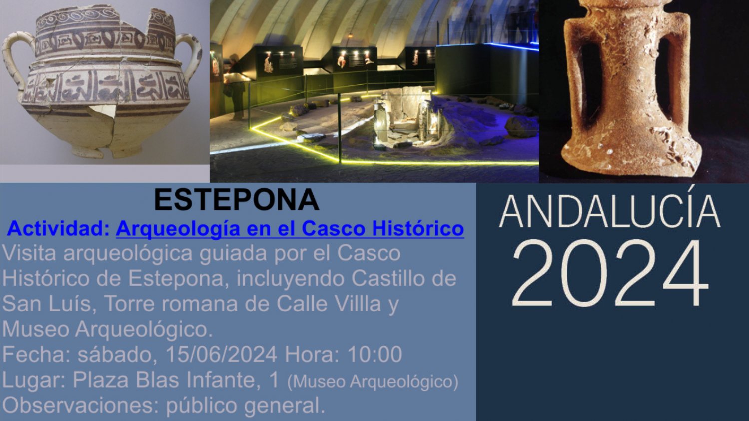 Estepona se suma a las Jornadas Europeas de Arqueología con visitas gratuitas para conocer su patrimonio histórico 