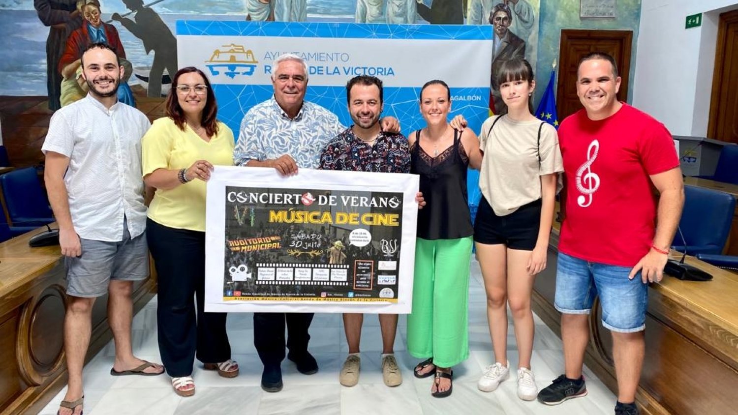 Rincón de la Victoria celebra el VI Concierto de Verano de Música de Cine a beneficio de la Asociación Músico-Cultural