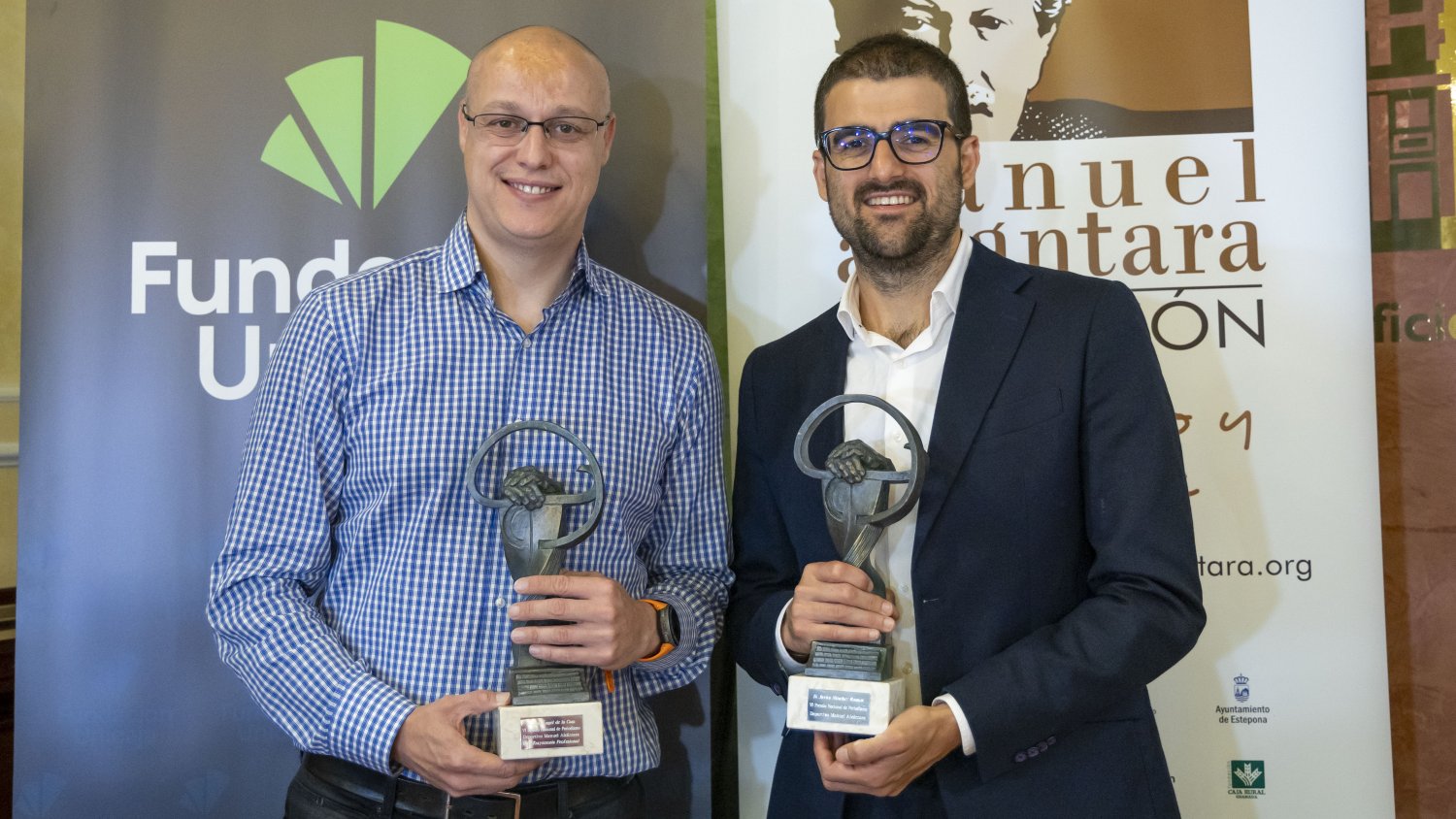 José Ángel de la Casa y Javier Sánchez reciben el VI Premio Nacional de Periodismo Deportivo Manuel Alcántara