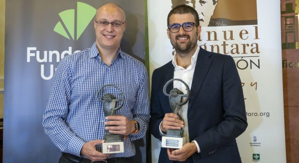 José Ángel de la Casa y Javier Sánchez reciben el VI Premio Nacional de Periodismo Deportivo Manuel Alcántara