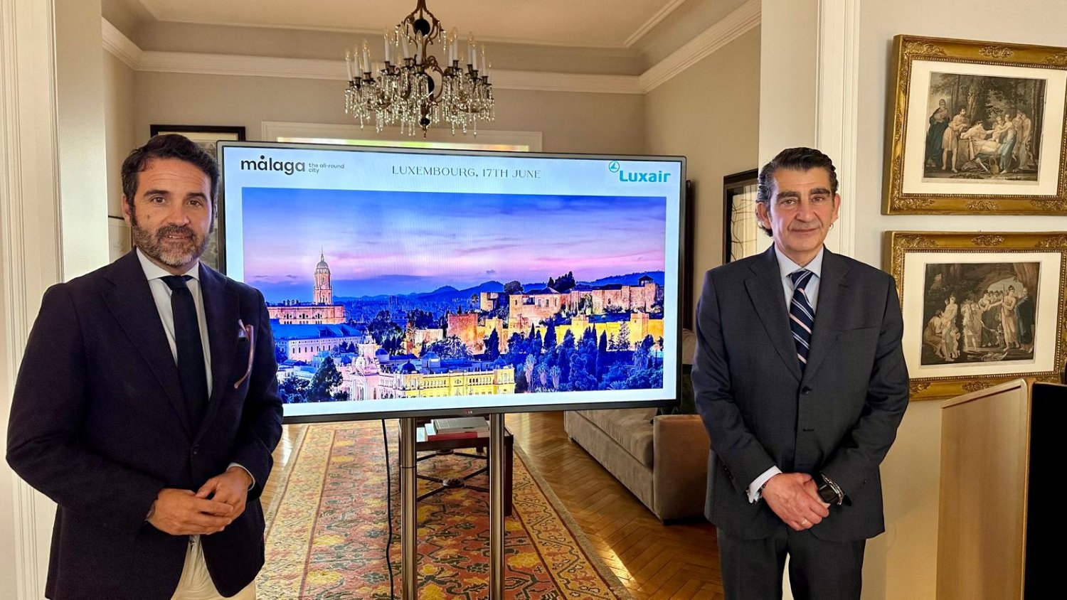 Málaga lleva a cabo una acción promocional en Luxemburgo destinadas al segmento 'premium' 