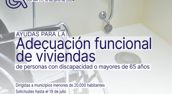 La Diputación de Málaga adaptará viviendas de personas con discapacidad o mayores de 65 años