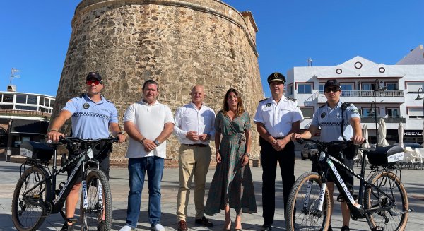 La unidad ciclista de la Policía Local de Mijas velará por la seguridad del litoral durante el periodo estival