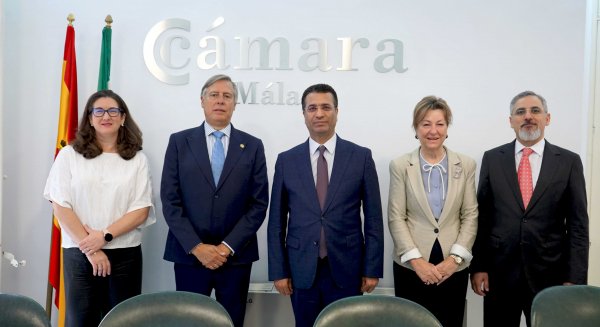 La Cámara de Comercio de Málaga recibe al embajador de Irak para aumentar las relaciones comerciales 