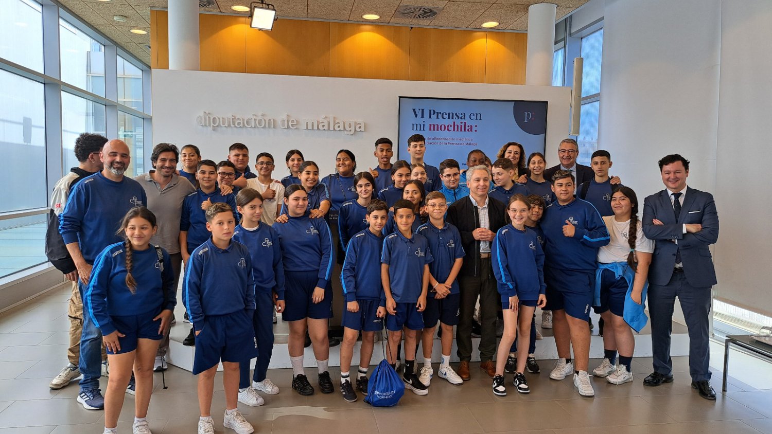 Más de 2.000 escolares de 42 centros malagueños han participado en la VI edición de Prensa en mi mochila