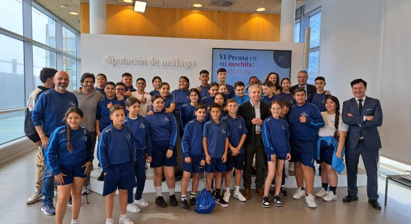 Más de 2.000 escolares de 42 centros malagueños han participado en la VI edición de Prensa en mi mochila