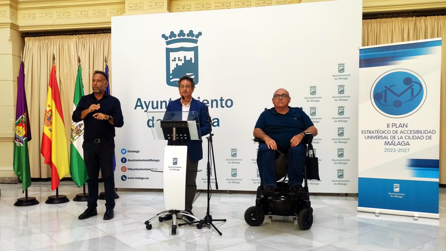 El Ayuntamiento de Málaga presenta el II Plan Estratégico de Accesibilidad Universal de la ciudad, vigente hasta 2027