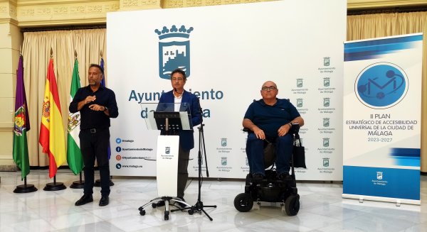 El Ayuntamiento de Málaga presenta el II Plan Estratégico de Accesibilidad Universal de la ciudad, vigente hasta 2027