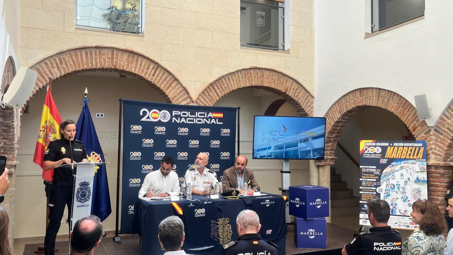 La Policía Nacional de Marbella presenta el cartel y video promocional de la edición Bicentenario de la ‘Ruta 091’   