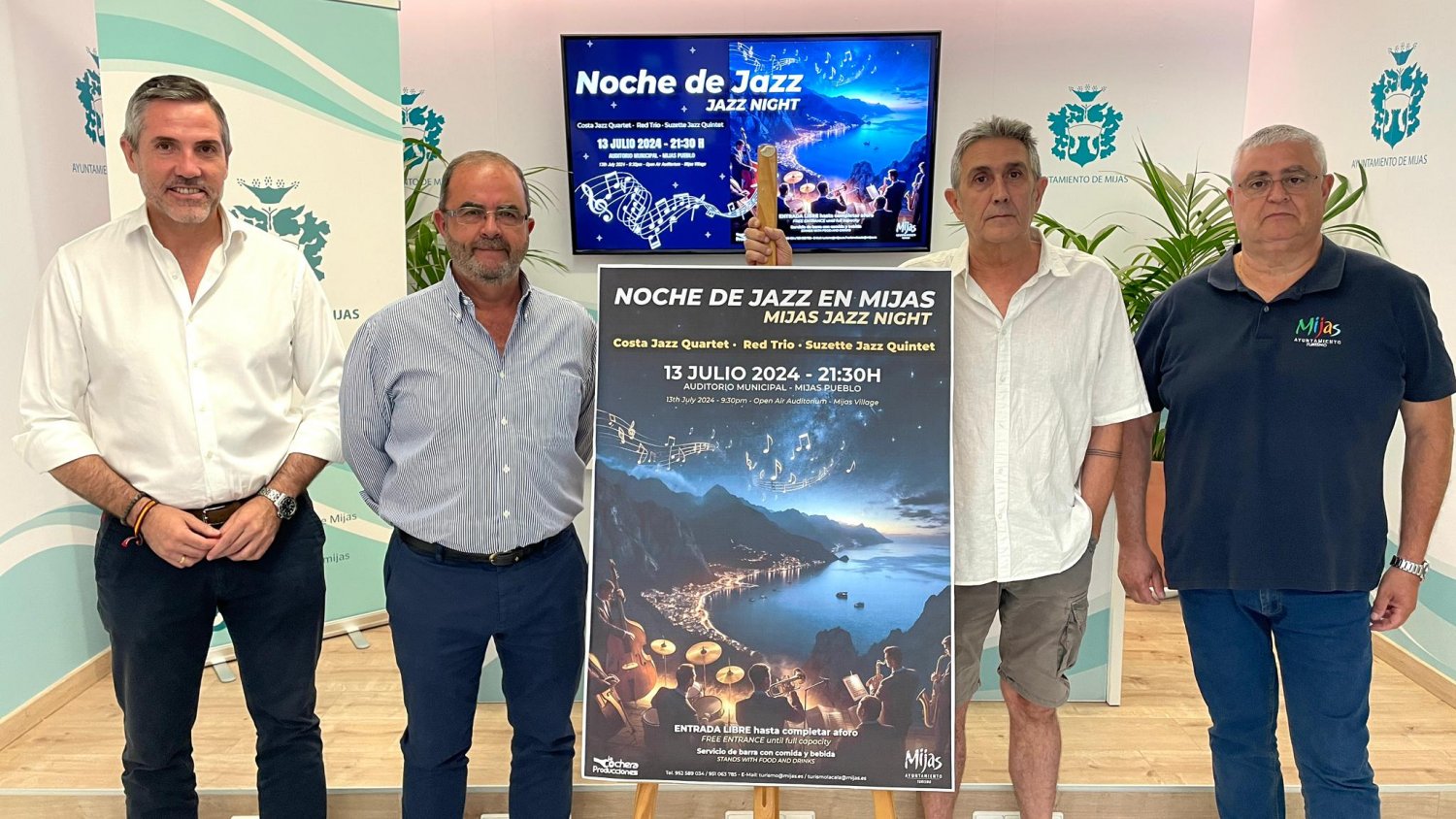 El área de Turismo del Ayuntamiento de Mijas organiza la 'Noche de jazz' el próximo día 13 de julio