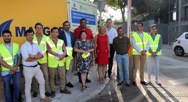Marbella y Acosol inician las obras de renovación integral del saneamiento en la urbanización El Rosario