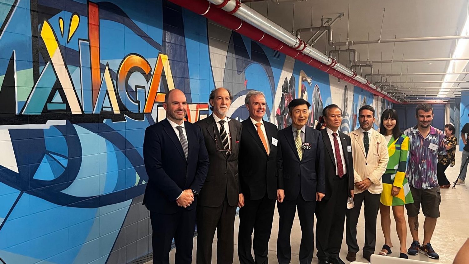 Málaga desembarca en Corea del Sur con una nueva acción de promoción turística a través del arte urbano