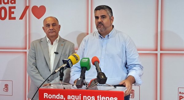 El PSOE exige a Moreno Bonilla que cumpla con su promesa de unir por autovía Ronda con Málaga
