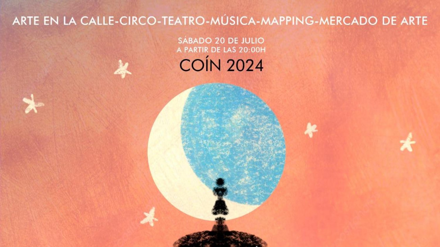 La Noche al Raso convertirá el centro histórico de Coín en un gran escenario al aire libre el próximo 20 de julio