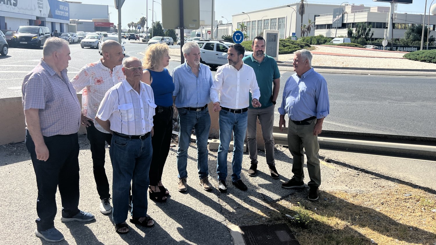 El PSOE exige al Ayuntamiento un plan de movilidad y seguridad para los peatones en los accesos al aeropuerto de Málaga   
