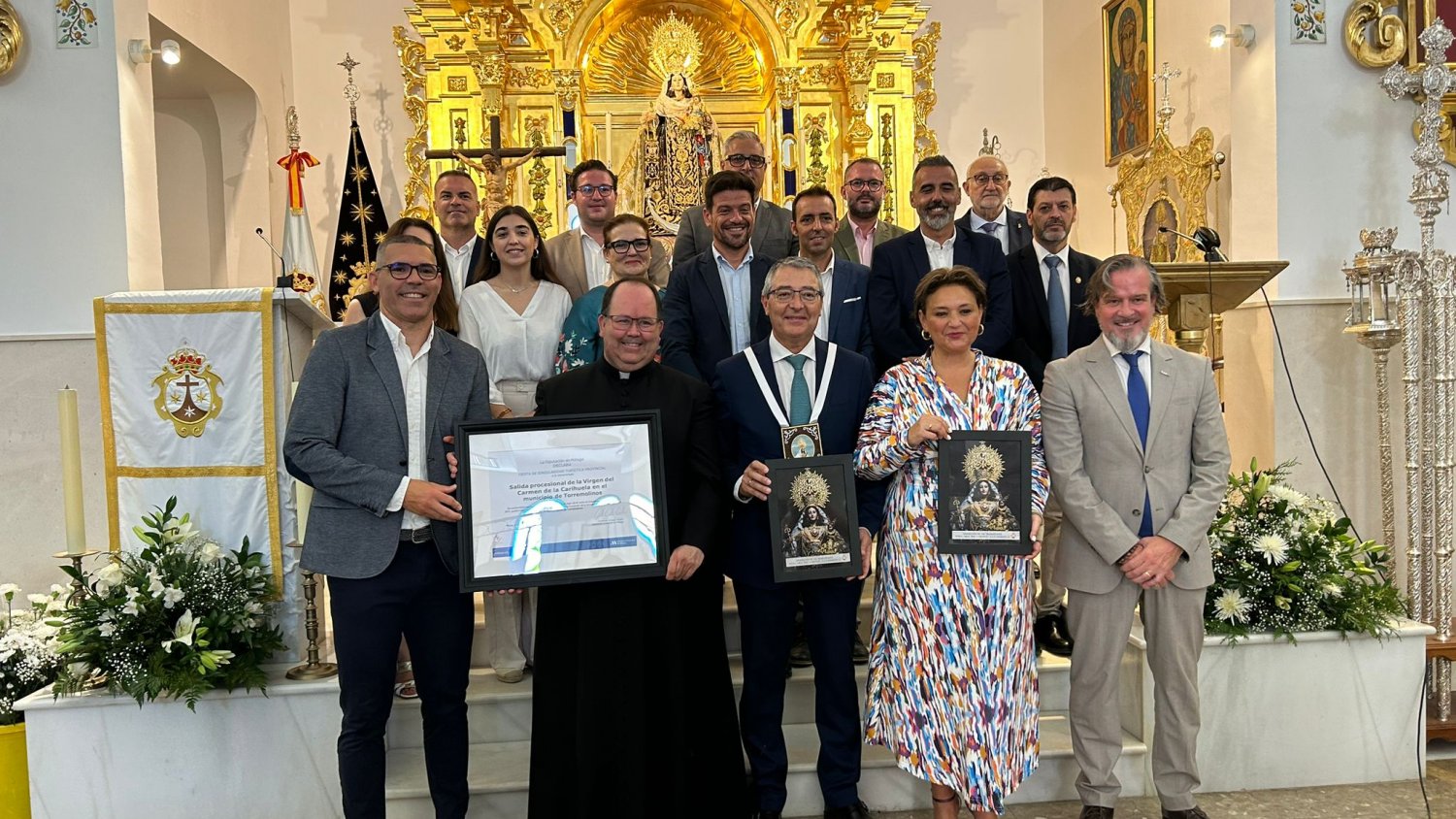 La Procesión de la Virgen del Carmen de la Carihuela recibe el título de Fiesta de Singularidad Turística