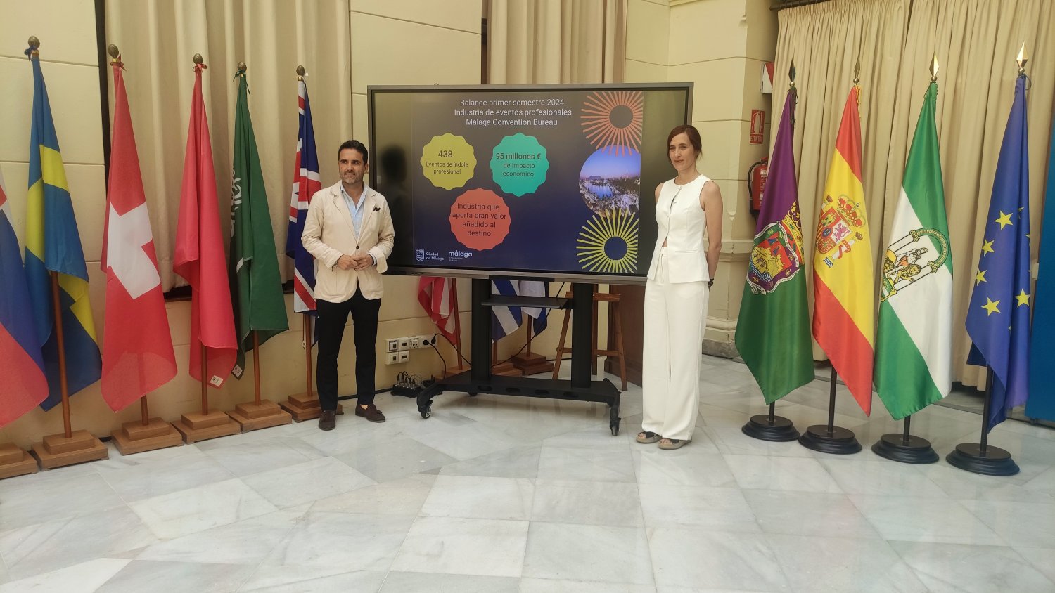 La industria de eventos profesionales aporta 95 millones de euros a la economía de Málaga en la primera mitad de 2024