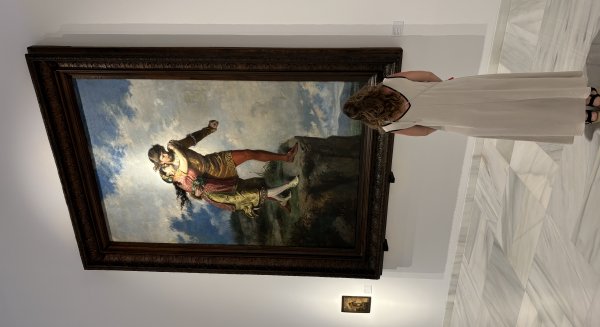 El Ayuntamiento cede temporalmente el lienzo 'La Peña de los Enamorados' de Martínez del Rincón para una exposición en Antequera