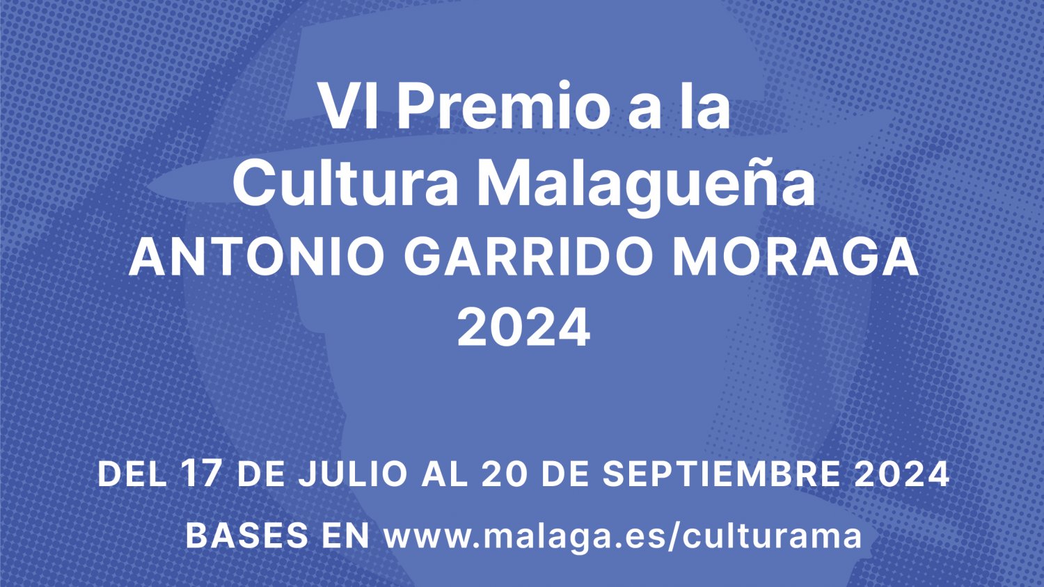 La Diputación convoca la VI edición del Premio a la Cultura Malagueña Antonio Garrido Moraga
