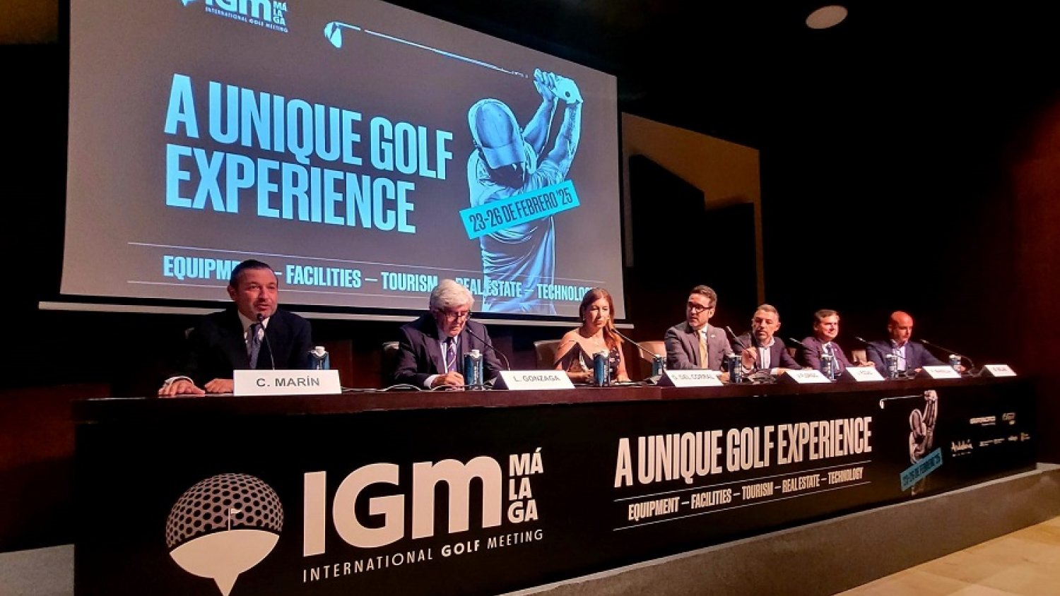 Turismo de Costa del Sol pone en valor el segmento de Golf en la presentación de la Feria del Golf IG MEETING Málaga 2025