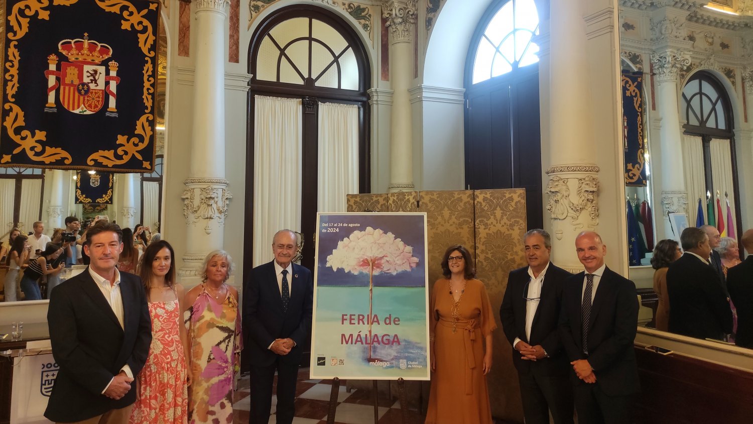 El Ayuntamiento presenta `Mi playa en Feria´ de Eloísa Peñas, el cartel de la Feria de Málaga 2024