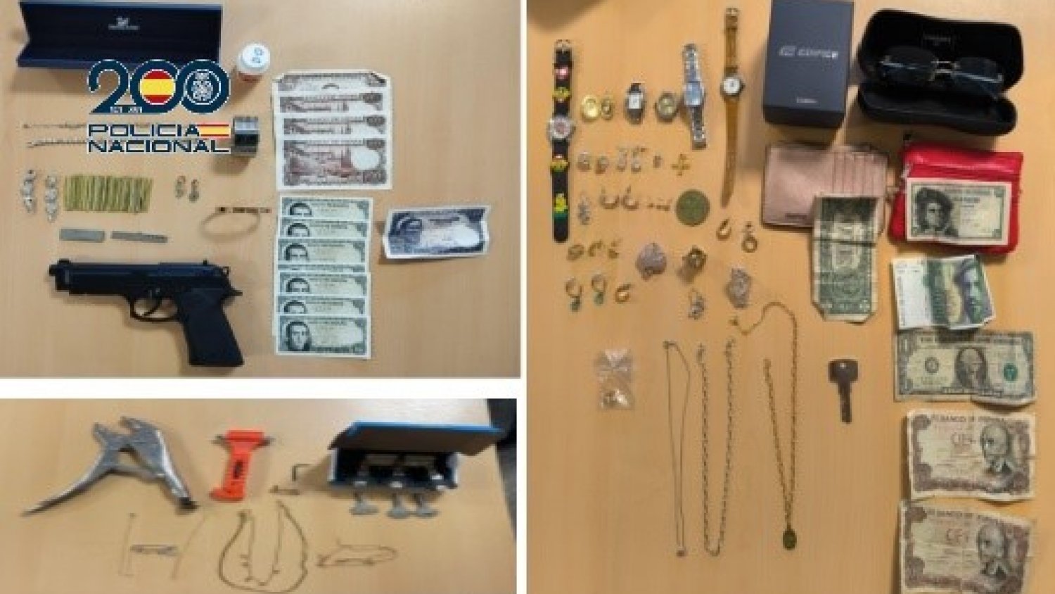 Desarticulado en Málaga un grupo criminal especializado en robos con fuerza en domicilios habitados