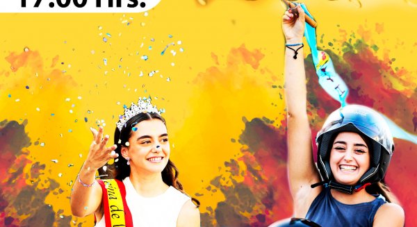 Fuente de Piedra se viste de feria y celebra una nueva edición de su peculiar Carrera de Cintas en Moto