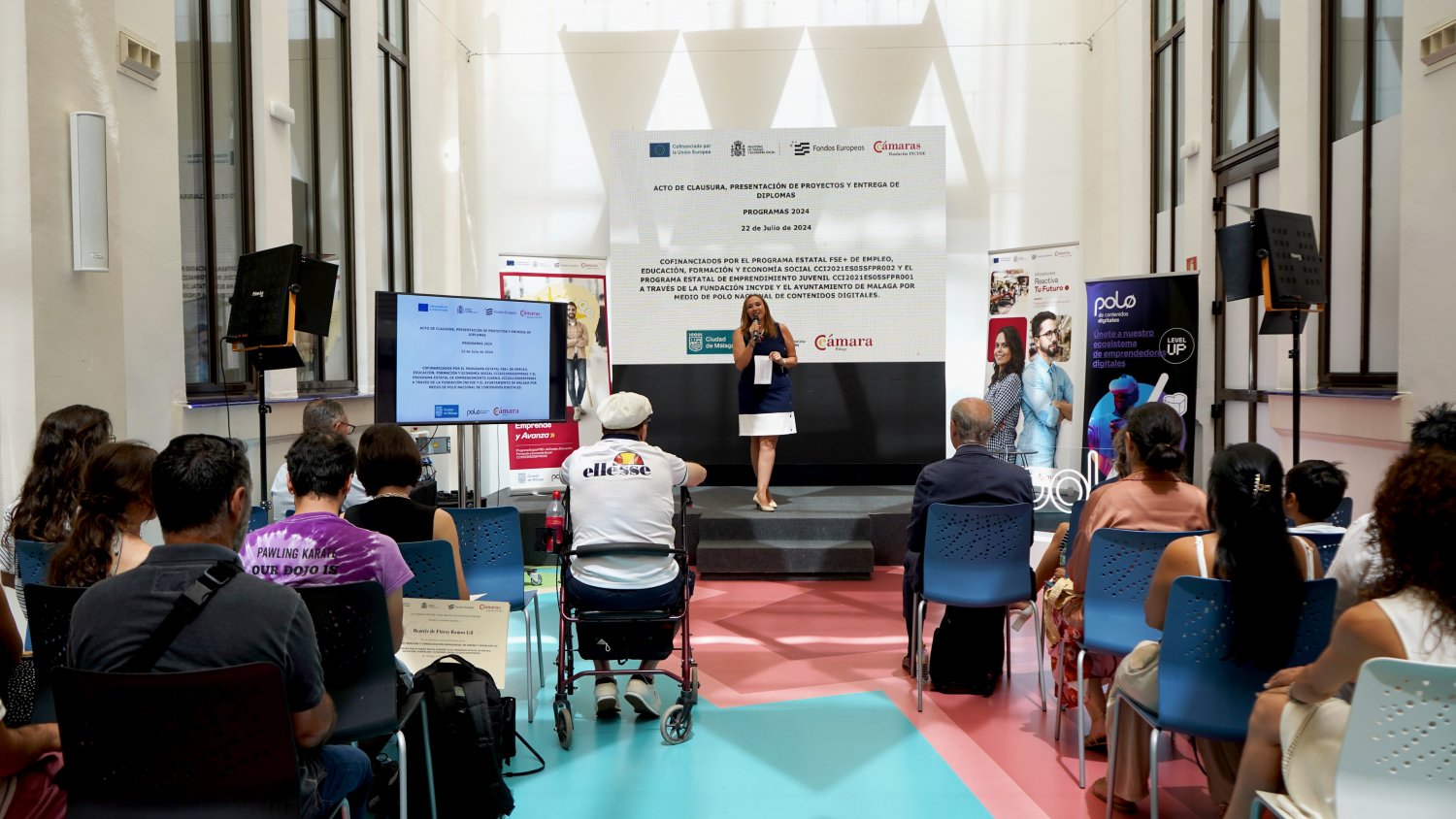 La Cámara de Comercio, INCYDE y el  Ayuntamiento de Málaga clausuran seis programas formativos sobre emprendimiento  