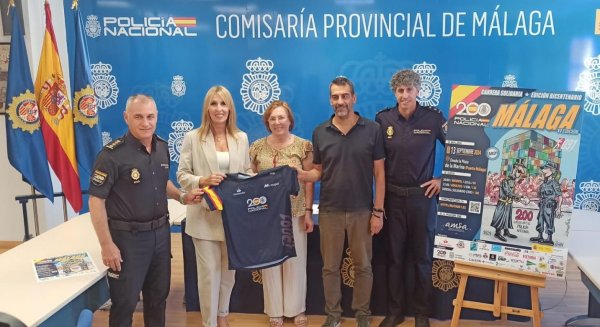 La Comisaría Provincial de Málaga presenta el cartel y video promocional de su sexta carrera solidaria ‘Ruta 091'