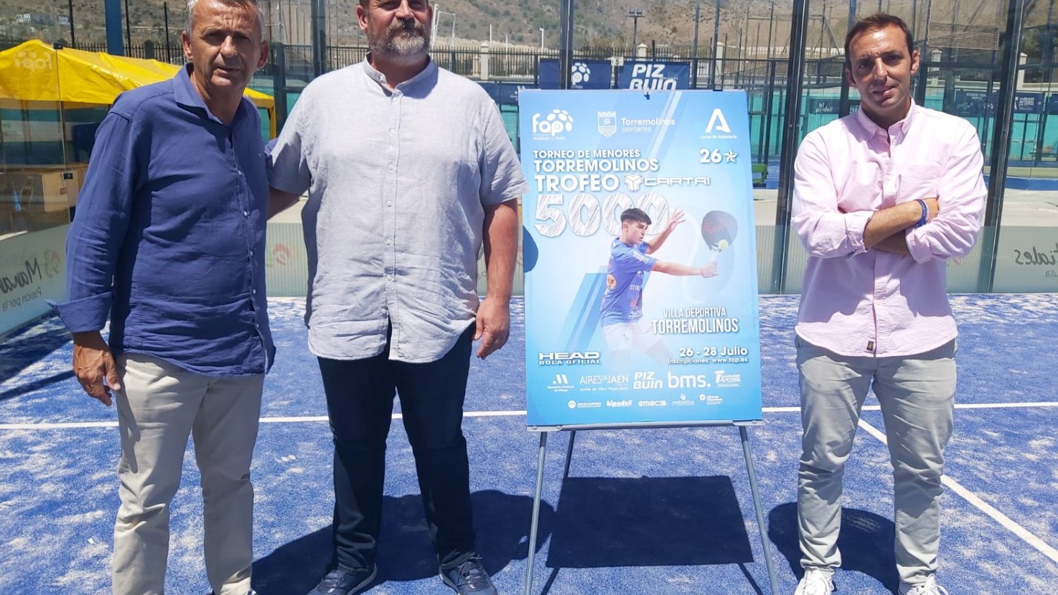 La cantera del pádel andaluz se cita en el torneo de menores Torremolinos 5000