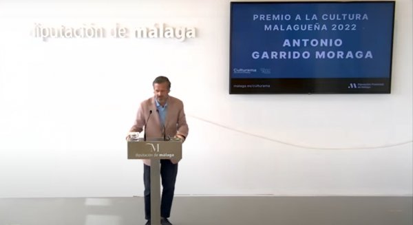 Diputación convoca la edición 2022 del Premio a la Cultura Malagueña Antonio Garrido Moraga