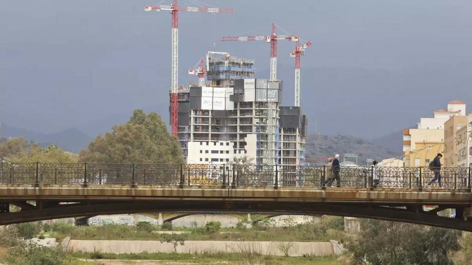 El sector de la construcción en Málaga crece con 2.233 visados de obra nueva en el segundo trimestre de 2024