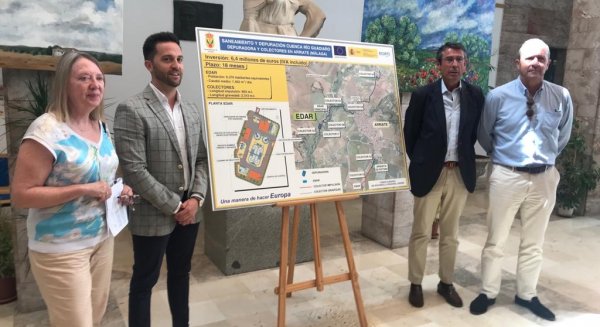 La nueva depuradora de Arriate dará servicio a 6.370 habitantes con una inversión de 6,4 millones de euros