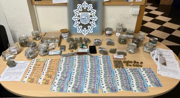Detenidos en Málaga tres pertenecientes a una asociación procannábica por la venta de estupefacientes 