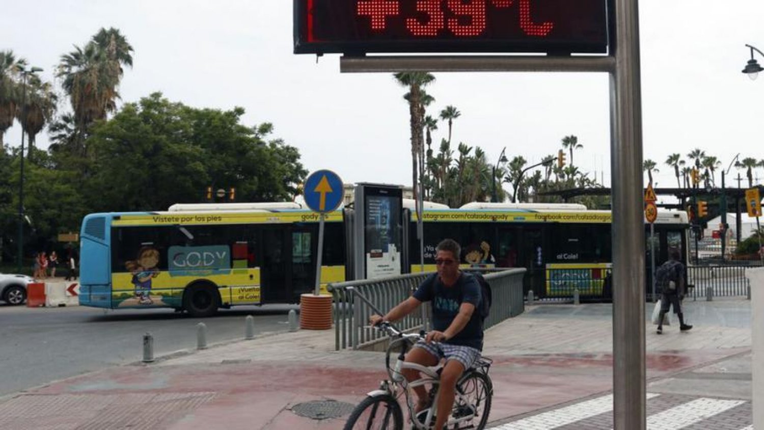 Activada la alerta amarilla por altas temperaturas en Málaga