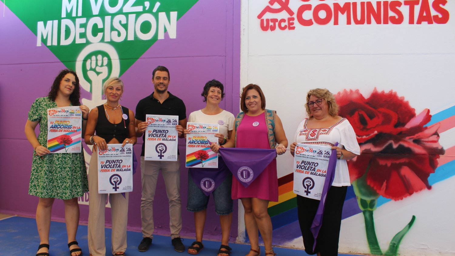 'El Rincón Cubano, caseta Los Claveles' será Punto Violeta y Punto Arcoíris en la feria de Málaga