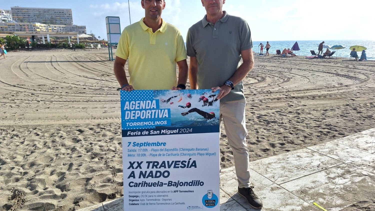 Un total de 300 deportistas afrontan este sábado la Travesía a Nado Carihuela-Bajondillo