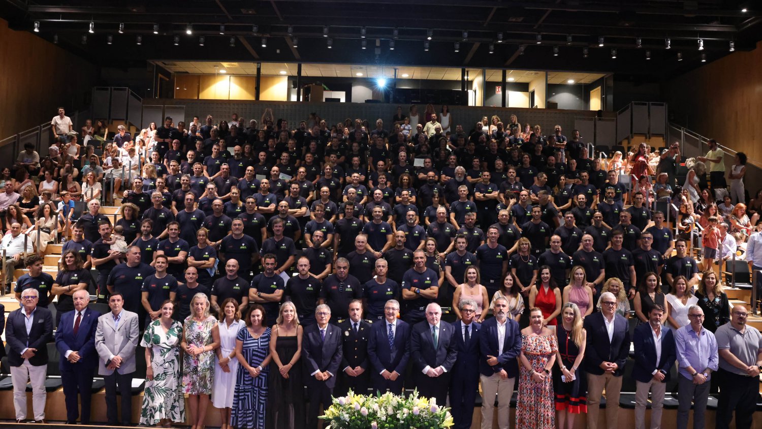 Más de 230 trabajadores del Consorcio Provincial de Bomberos de Málaga toman posesión como funcionarios