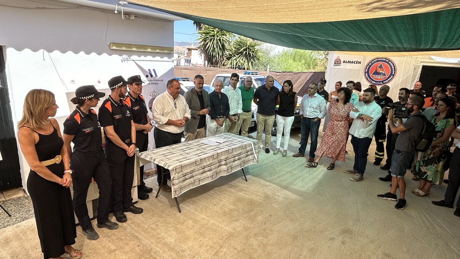 La Diputación pone en marcha en Pizarra un punto estratégico para atender emergencias en municipios del Guadalhorce y Sierra de las Nieves