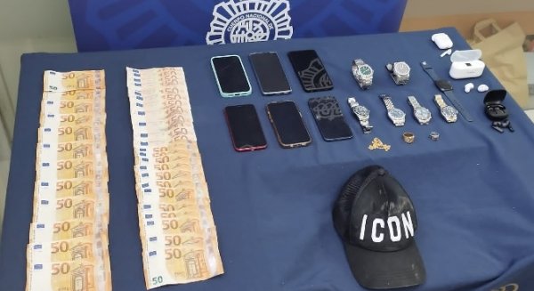 La Policía Nacional detiene en Marbella a cuatro personas relacionadas con el robo de relojes de alta gama