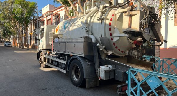 Aguas de Torremolinos prepara las redes del municipio para las lluvias otoñales