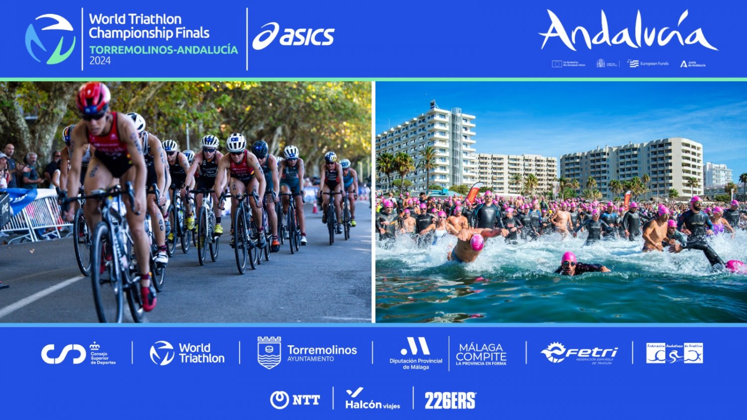 La final del Mundial de Triatlón Torremolinos- Andalucía será una de las finales con mayor participación de  la historia