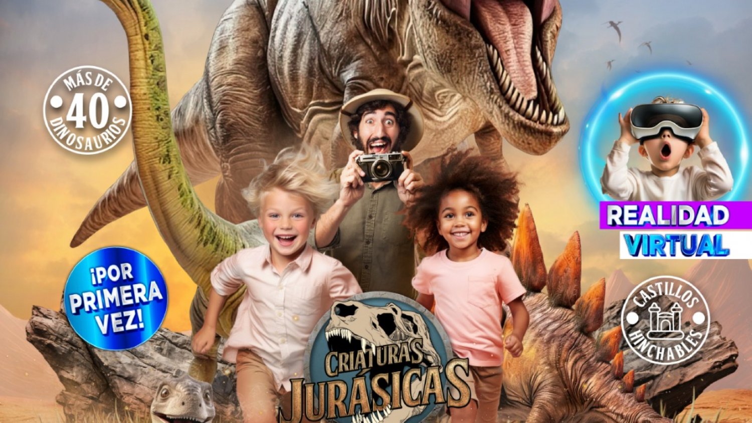 La mayor exposición de dinosaurios a escala real llega al Palacio de Exposiciones y Congresos de Estepona