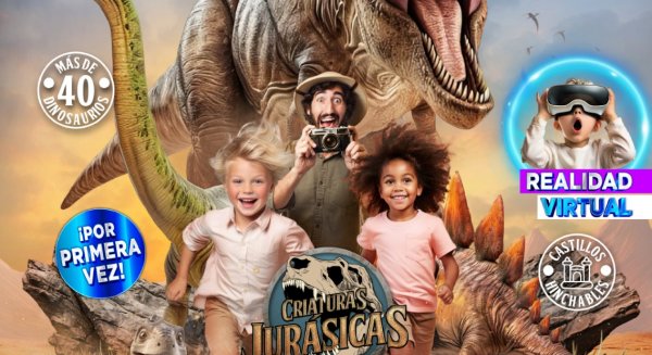 La mayor exposición de dinosaurios a escala real llega al Palacio de Exposiciones y Congresos de Estepona