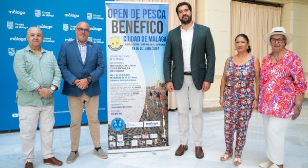 El Ayuntamiento colabora en una nueva edición del 'Open de Pesca Benéfico Ciudad de Málaga 2024'
