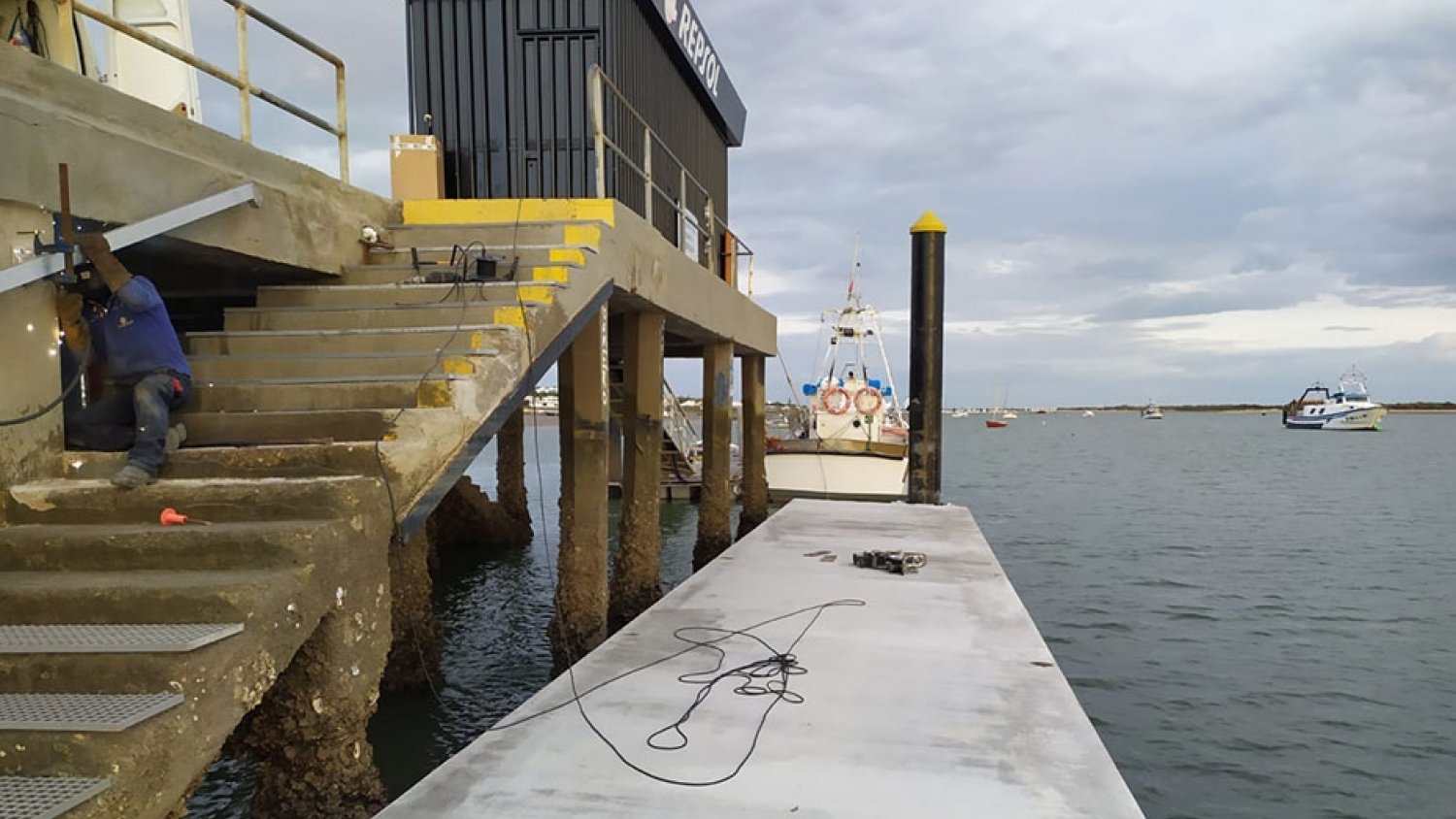Licitadas las obras de ampliación de atraques flotantes del puerto de El Rompido