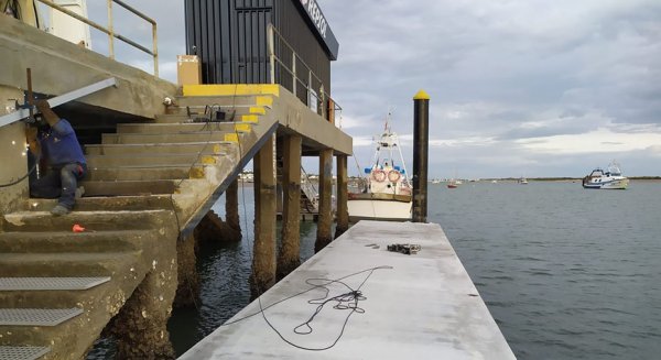 Licitadas las obras de ampliación de atraques flotantes del puerto de El Rompido