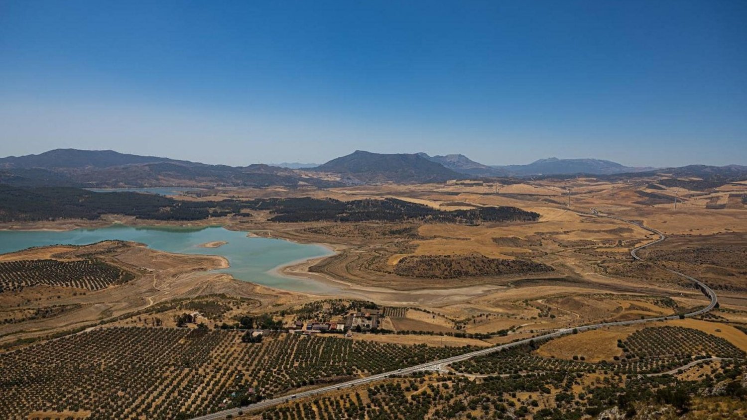 El pantano del Guadalhorce se encuentra en su nivel mínimo histórico por la sequía